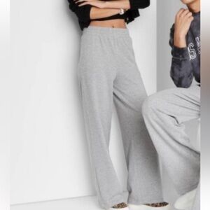 High Waisted Straight Leg Lounge Sweatpants